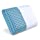 PharMeDoc Blue Cooling Memory Foam Pillow Ventilated Hole-Punch Memory Foam Bed Pillow Infused with Cooling Gel - Removable Pillow Case